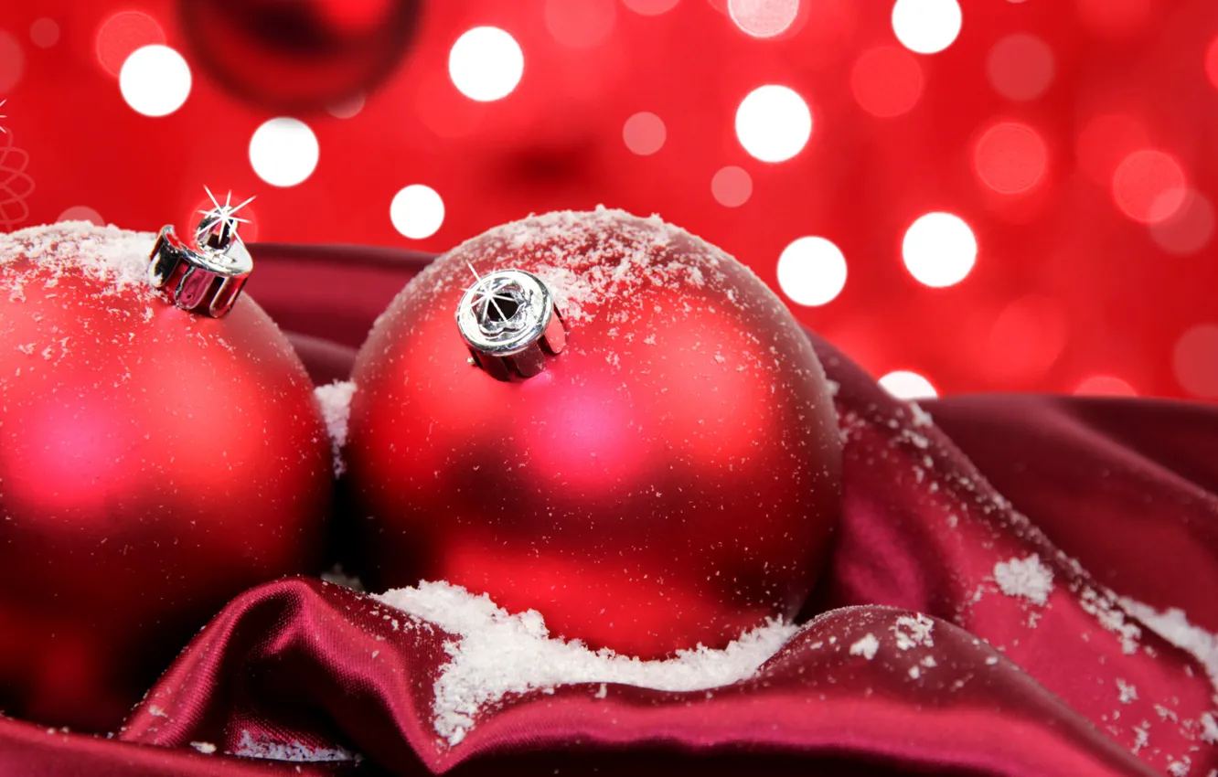 Фото обои фон, настроение, праздник, шары, обои, новый год, торжество, ёлочные украшения