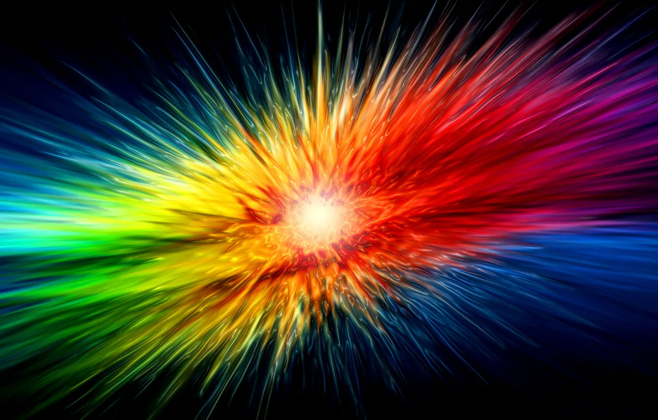 Фото обои colors, explosion, flashy