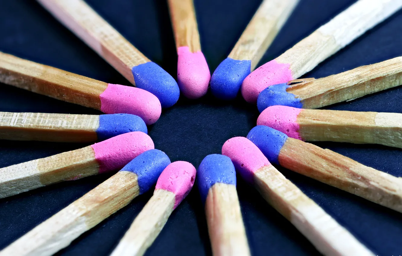 Фото обои круги, фон, спички