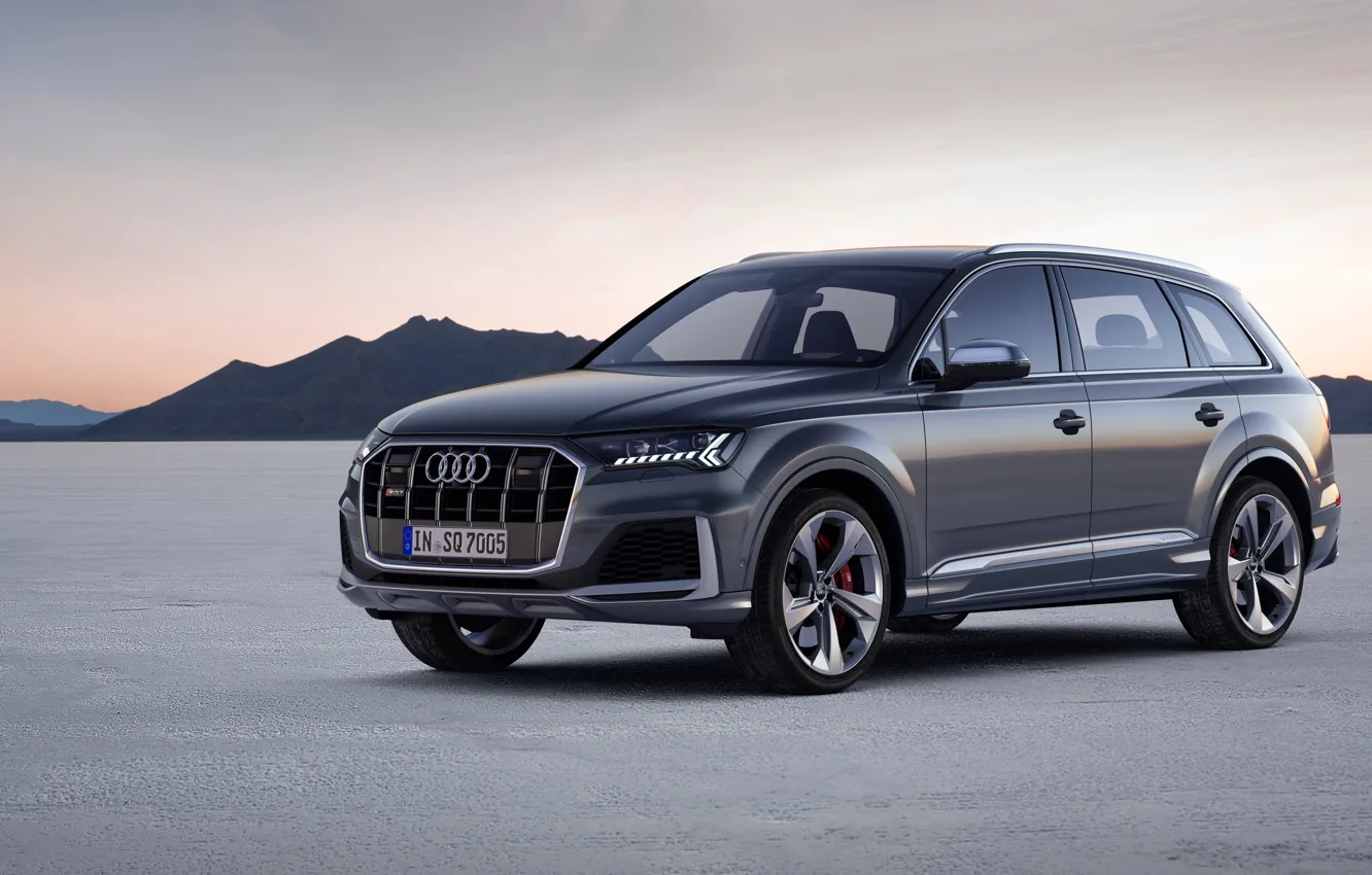 Фото обои Audi, TDI, кроссовер, SQ7, 2019