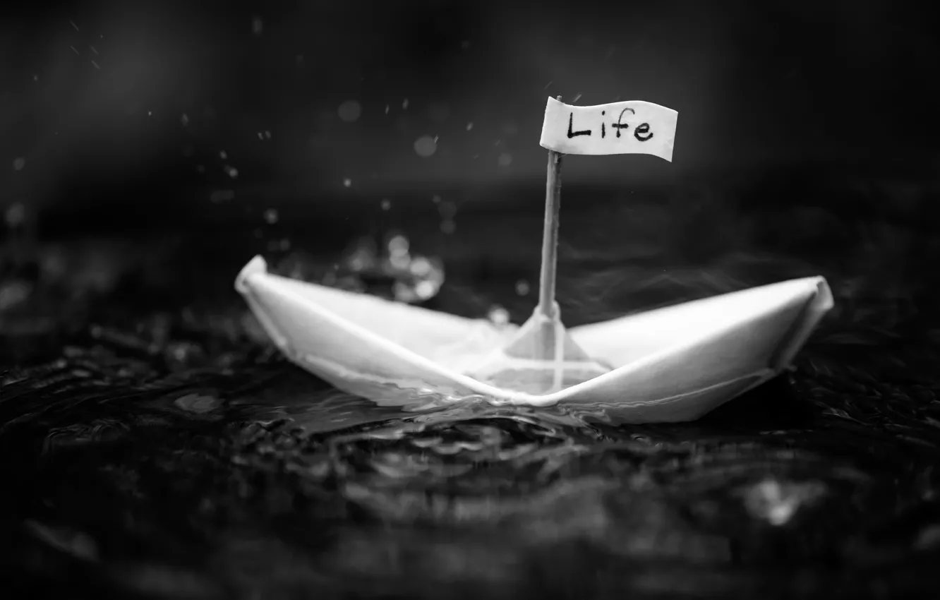 Фото обои море, жизнь, корабль