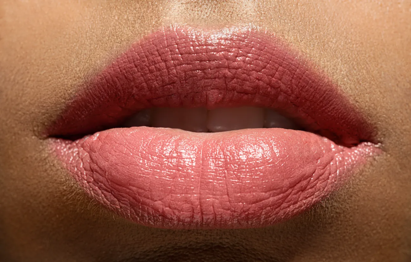 Фото обои woman, lips, makeup