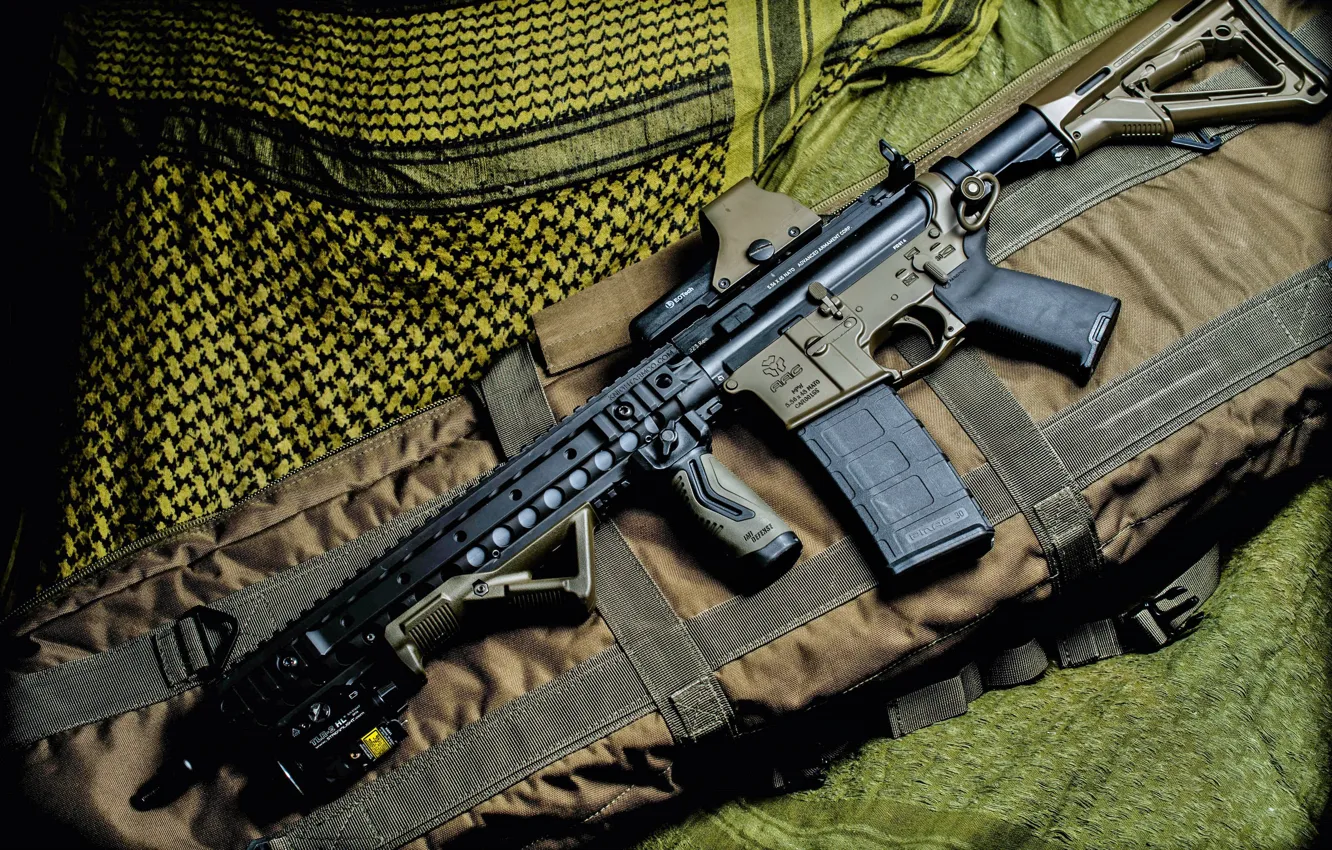 Фото обои оружие, штурмовая винтовка, magpul