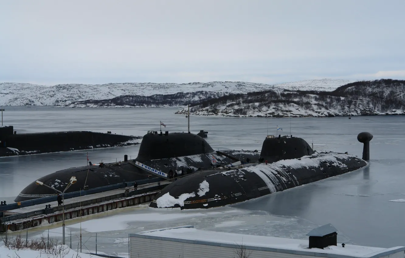 Фото обои субмарина, подводная лодка, ВМФ России, Проект 971