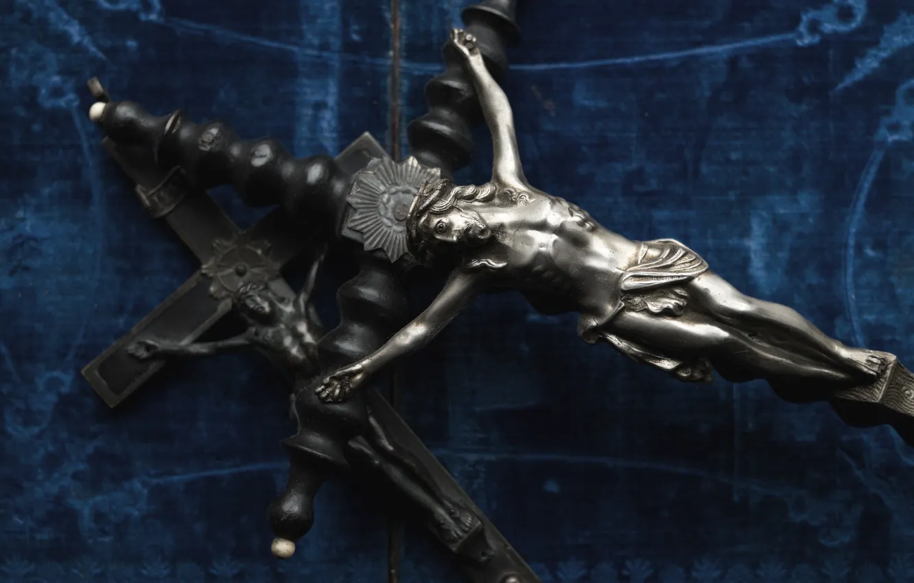 Фото обои крест, распятие, Христос