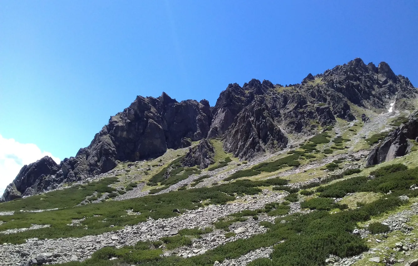 Фото обои sky, nature, mountain, snow, hill, slovakia, peak, high tatras