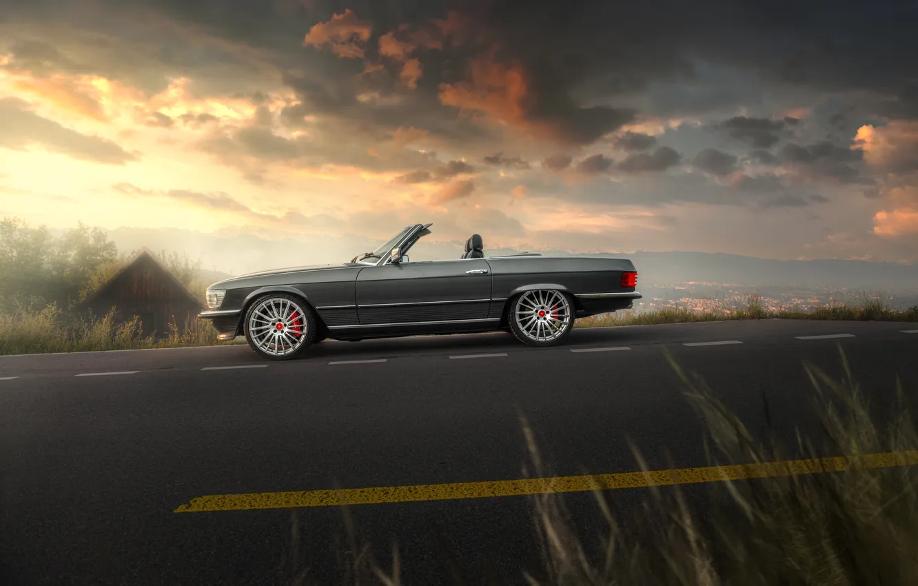 Фото обои Pogea Racing, 2025, Mercedes 450 SL, Project 107, Pogea Racing Project 107