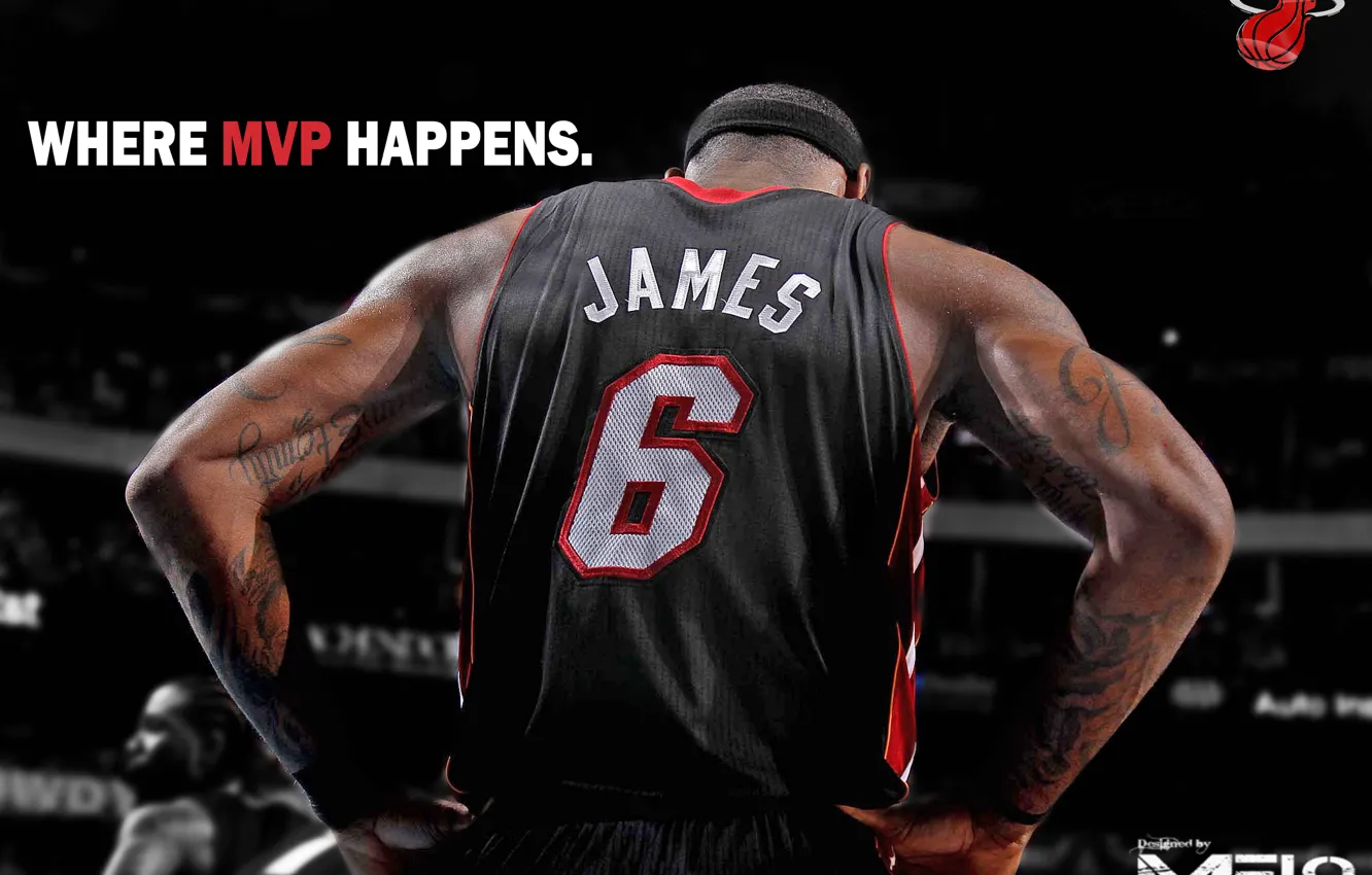 Фото обои James, NBA, MVP, Miami Heat