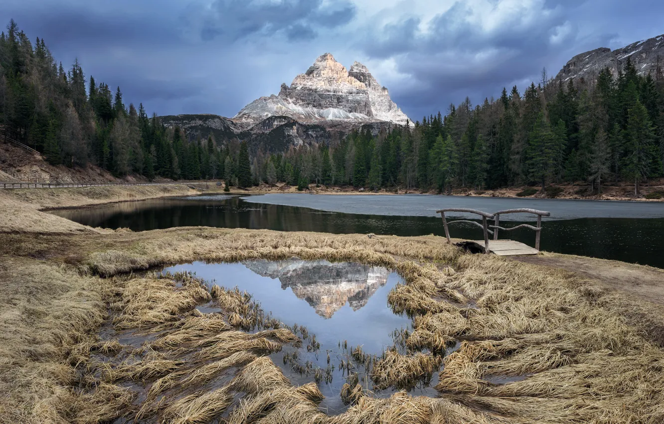 Фото обои Veneto, Misurina, Auronzo di Cadore