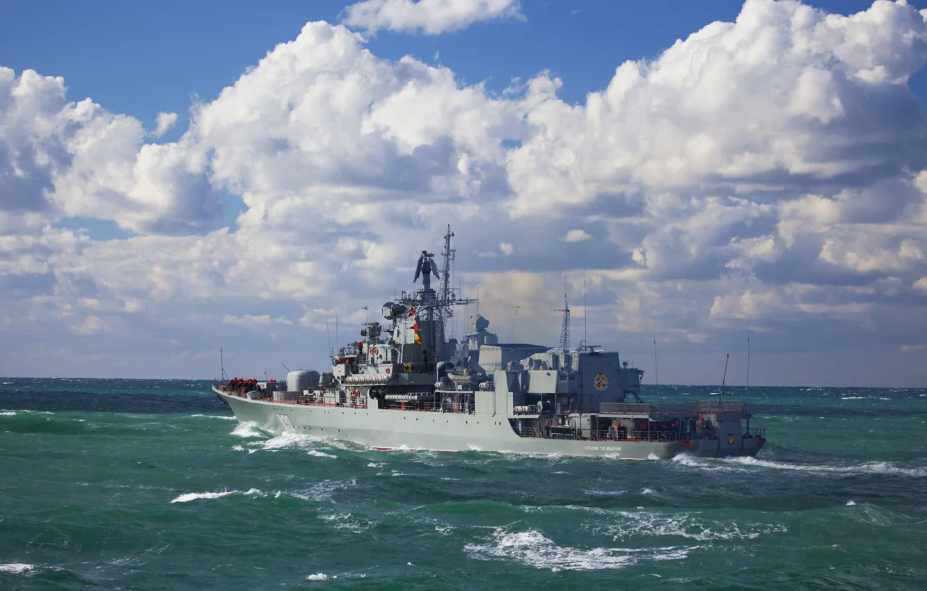 Фото обои фрегат, Севастополь, Гетьман Сагайдачный