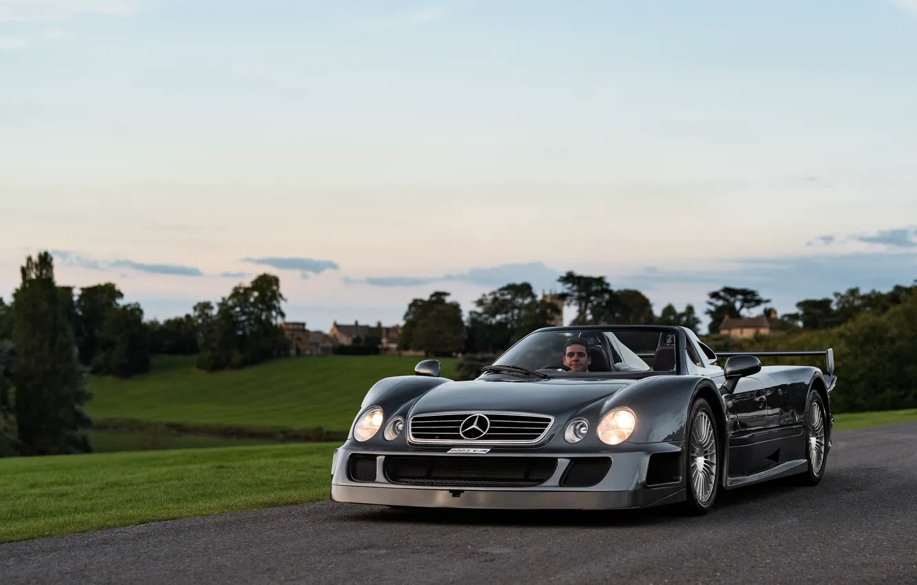 Фото обои спорткар, Mercedes-AMG, Mercedes-Benz CLK GTR AMG