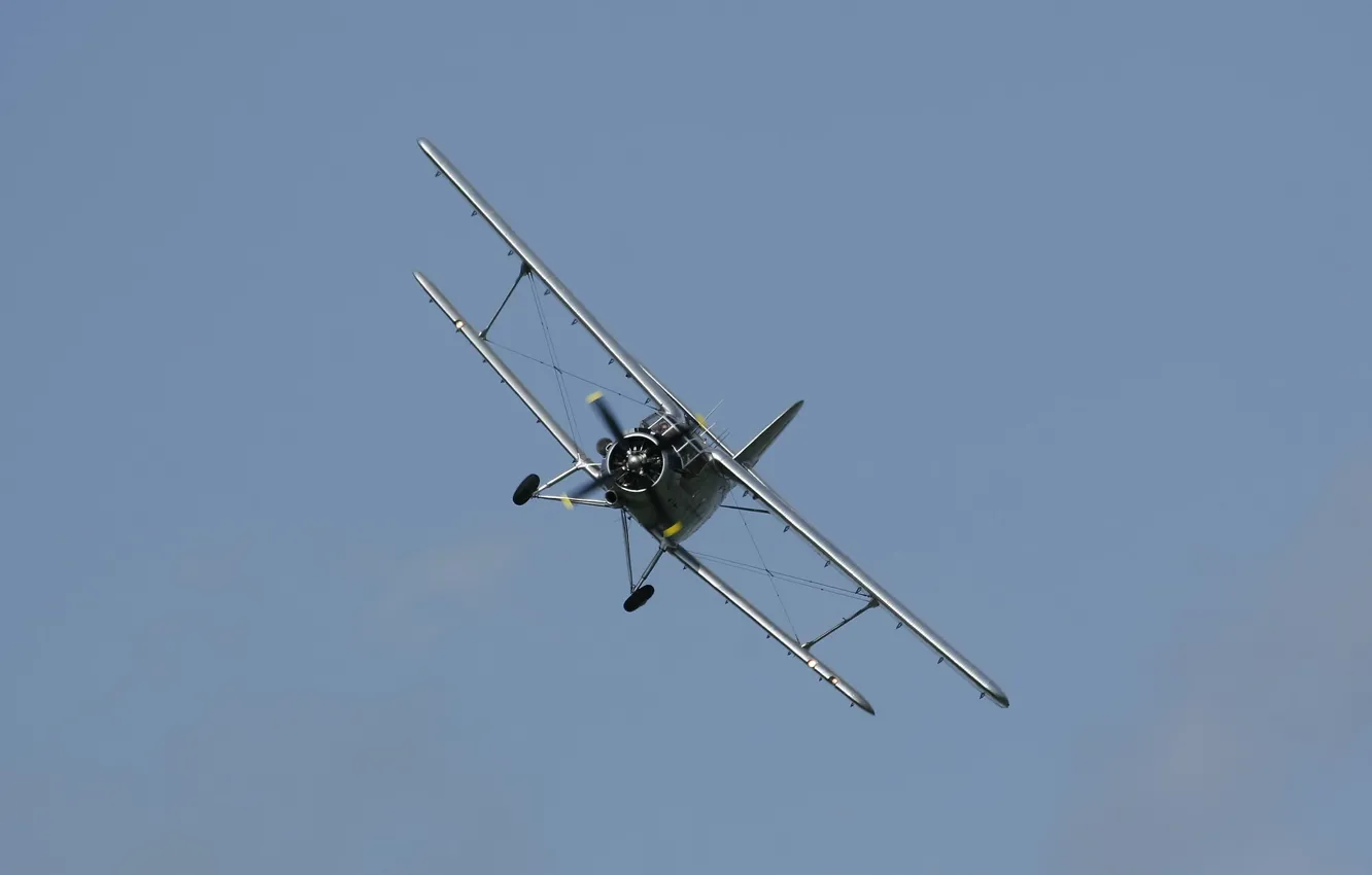 Фото обои небо, полёт, самолёт, многоцелевой, биплан, лёгкий, Antonov AN-2