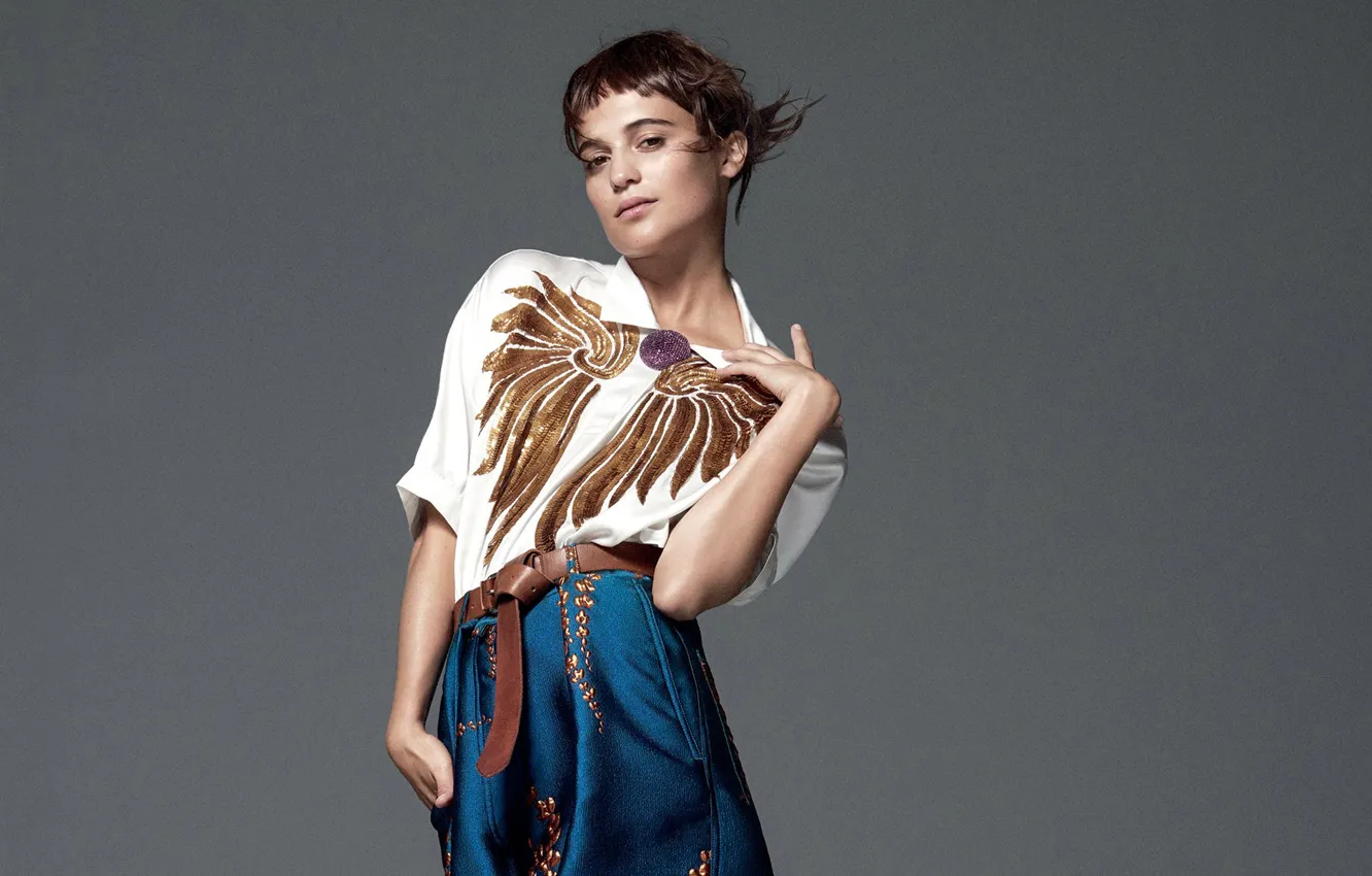 Фото обои модель, актриса, Швеция, Алисия Викандер, Alicia Vikander