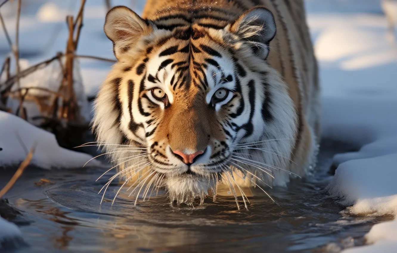 Фото обои tiger, predator, animal, big cat