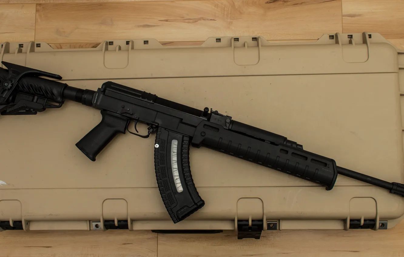 Фото обои оружие, автомат, ящик, Vz.58