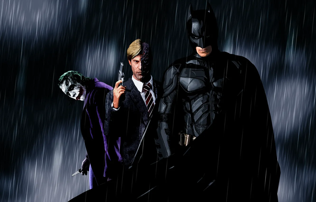 Фото обои batman, джокер, черный, бэтмен, рыцарь
