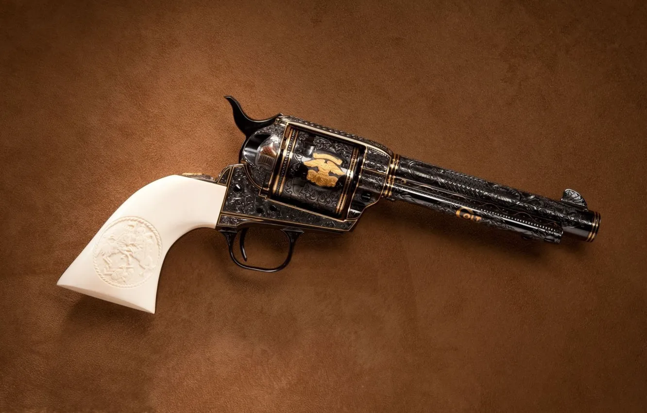 Фото обои Colt, Revolver, Weapon