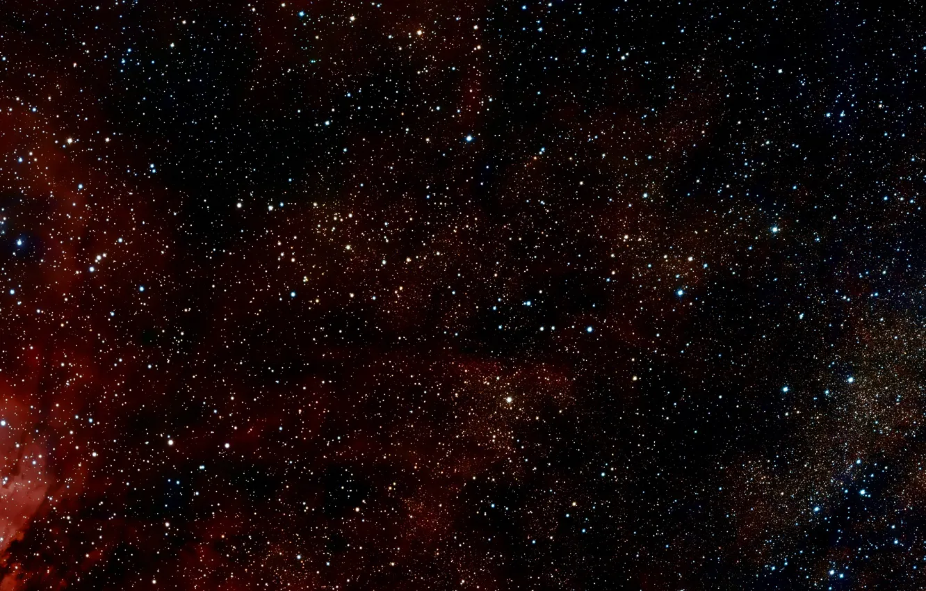 Фото обои Stars, Nebula, Messier 17, Wide Field View, Messier 16, H II Region, Sharpless 2-54, Constellation …