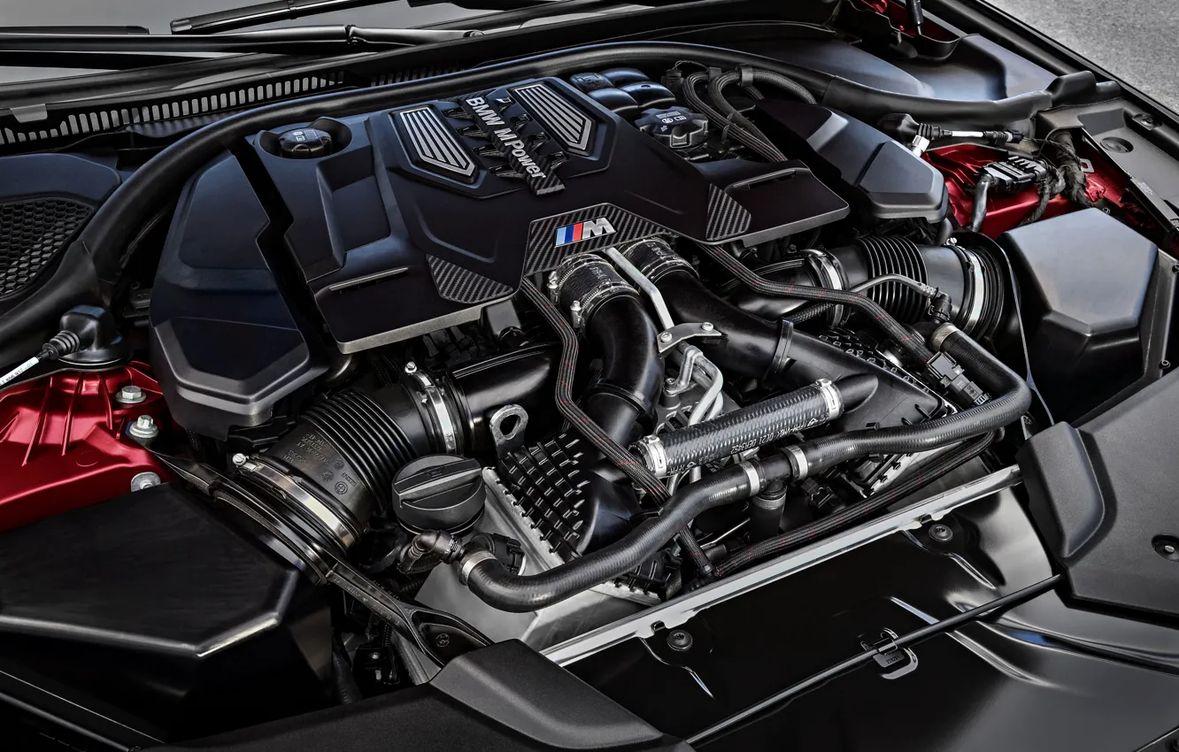 Фото обои двигатель, BMW, 2017, M5, F90, M5 First Edition