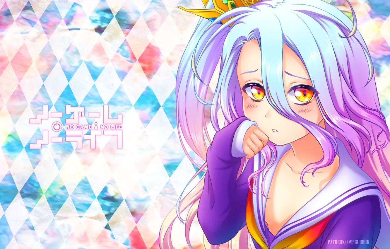 Фото обои Anime, Shiro, No Game No Life