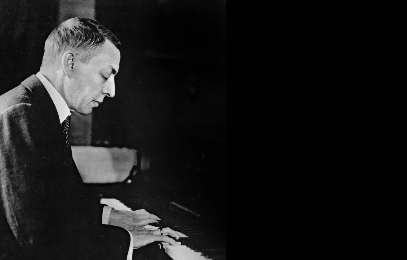Фото обои рояль, пианист-виртуоз, Sergey Rachmaninoff, Сергей Васильевич Рахманинов