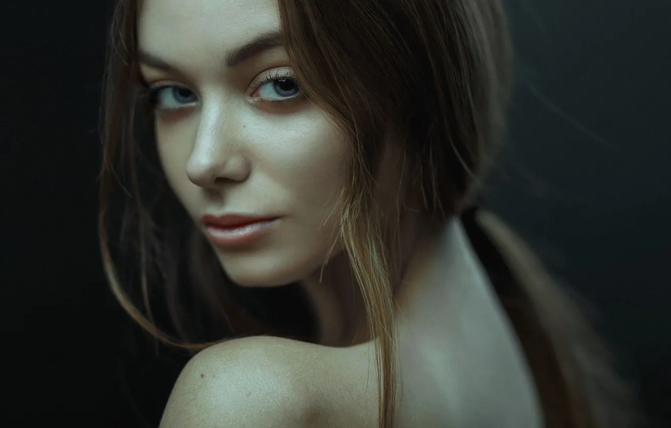 Фото обои взгляд, модель, Evgeniya, Иван Ковалёв