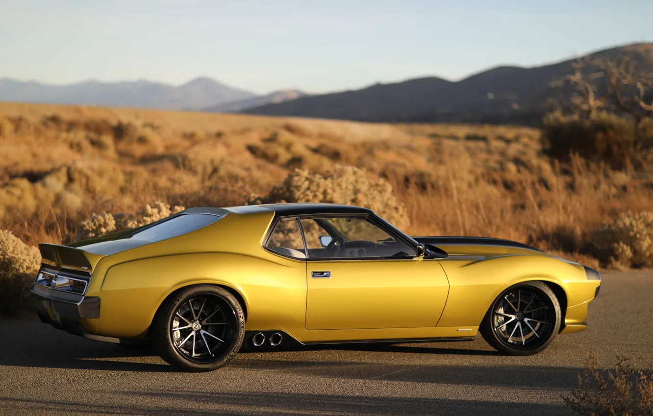 Фото обои Колеса, Диски, Muscle car, 1972, Classic car, Sports car, AMC, AMC Javelin