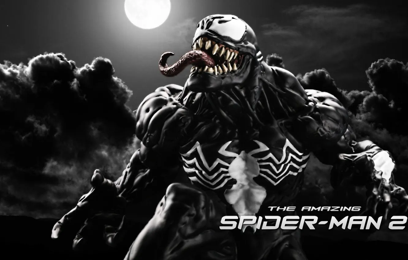 Фото обои fan art, Marvel Comics, Venom, The Amazing Spider-Man 2, Eddie Brock, Symbiote