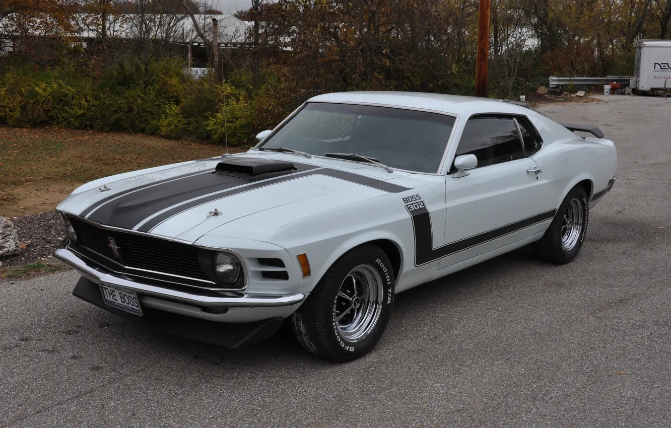 Фото обои Mustang, Ford, 1970, Boss