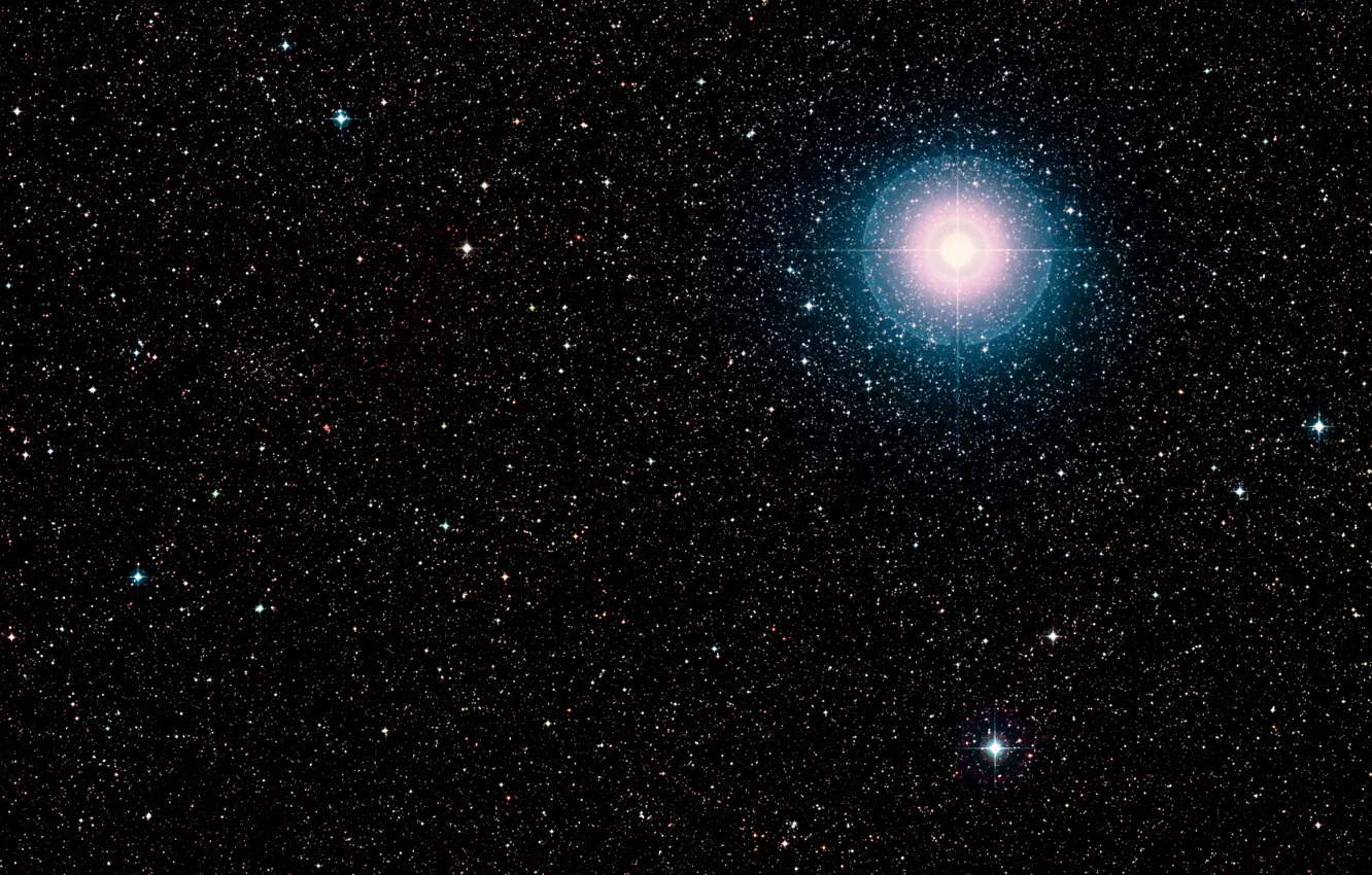 Фото обои Star, Stars, Digitized Sky Survey 2, Vela, ESO, DSS 2, DSS2, VLT