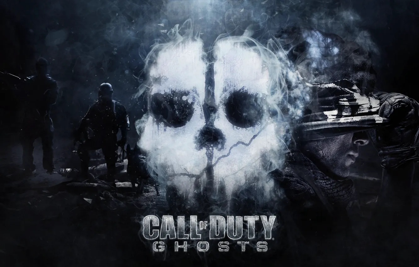 Фото обои Призрак, Activision, Infinity Ward, Call of Duty: Ghosts, CoD: Ghost, The Ghosts Are Real, Зов …