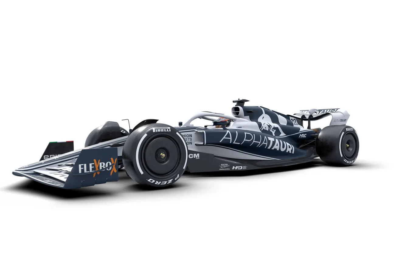 Фото обои Formula 1, Формула-1, экстерьер, гоночный автомобиль, racing car, 2022, Formula 1 car, Scuderia AlphaTauri