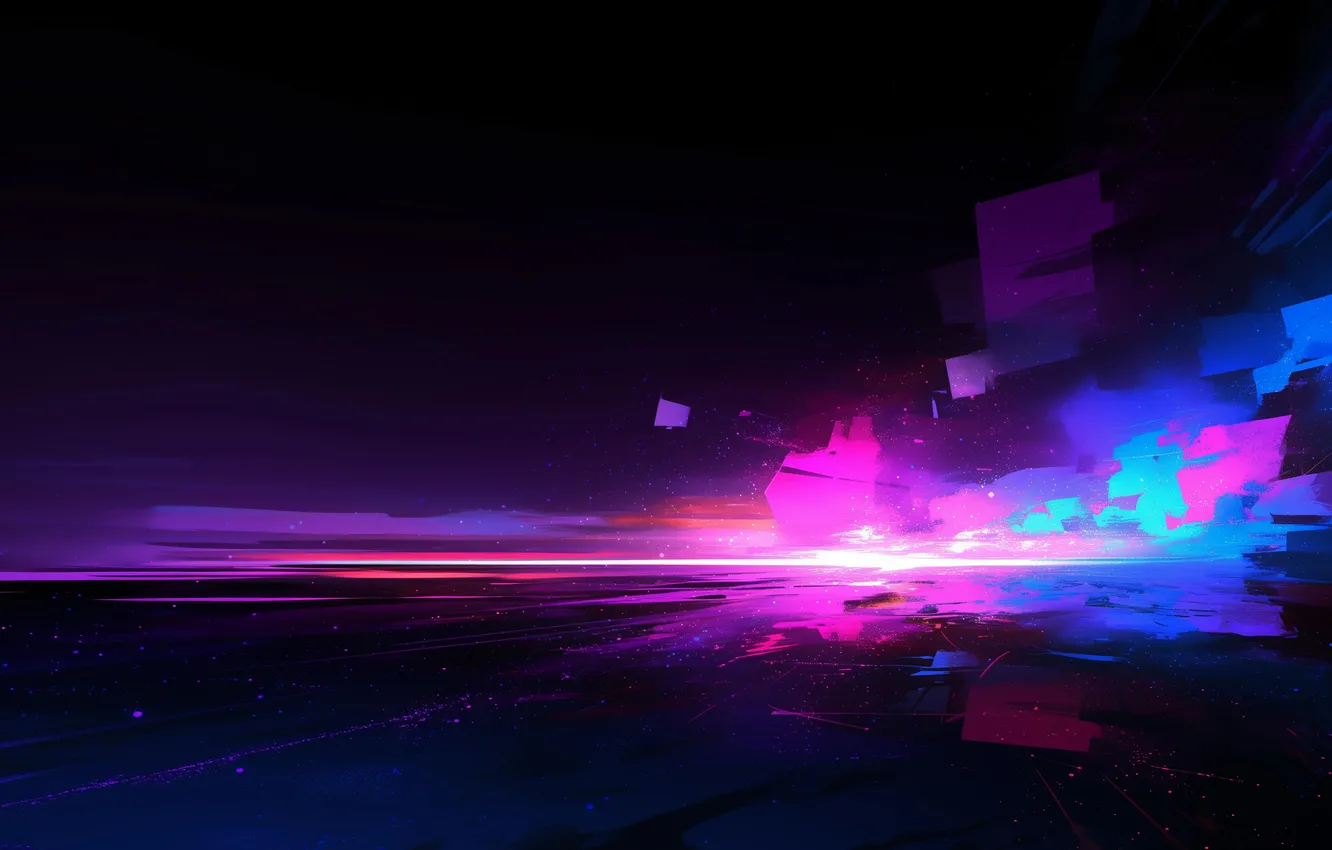 Фото обои colorful, abstract, light, streaks