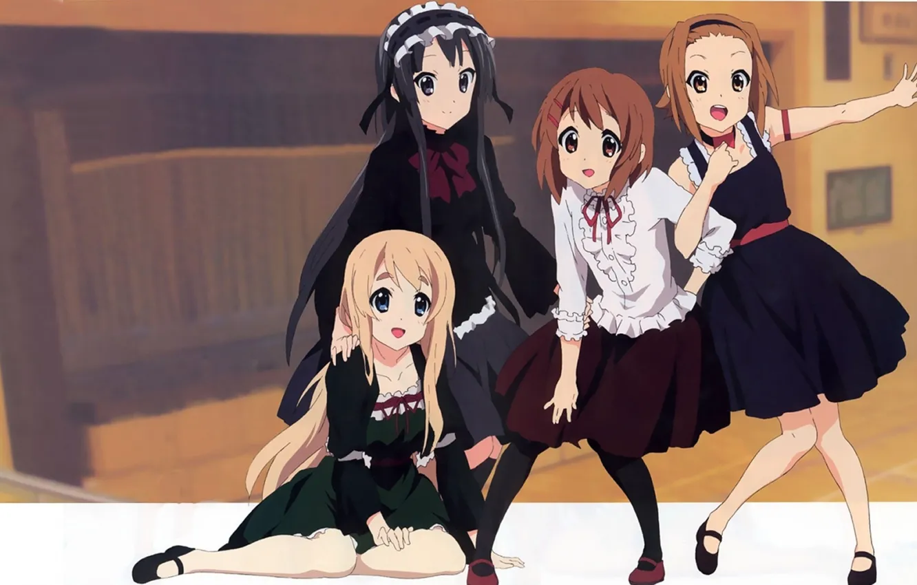 Фото обои Anime, K-ON, Japanese high school girls