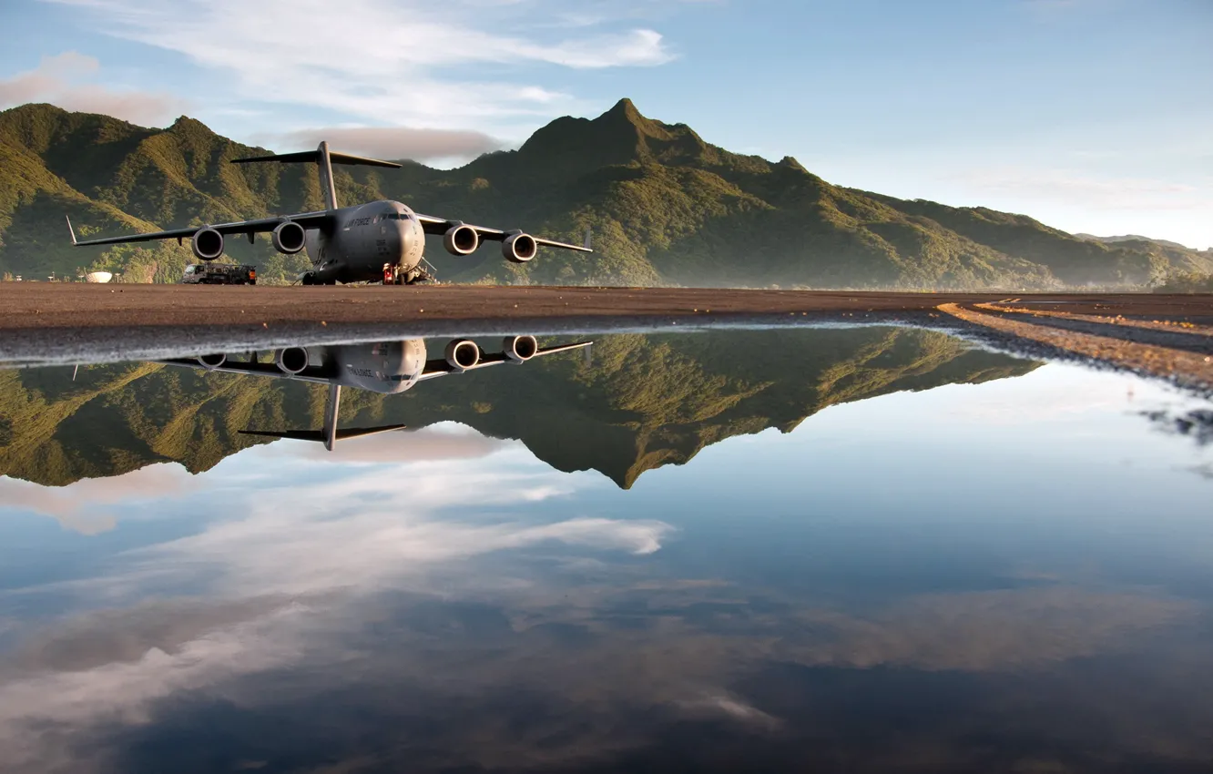 Фото обои авиация, самолёт, C-17 Globemaster