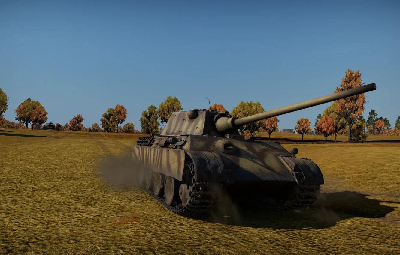 Фото обои Танк, Panther 2, War thunder