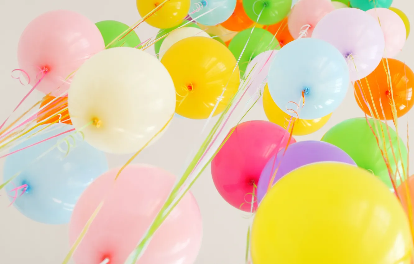 Фото обои лето, счастье, воздушные шары, отдых, colorful, summer, happy, balloon
