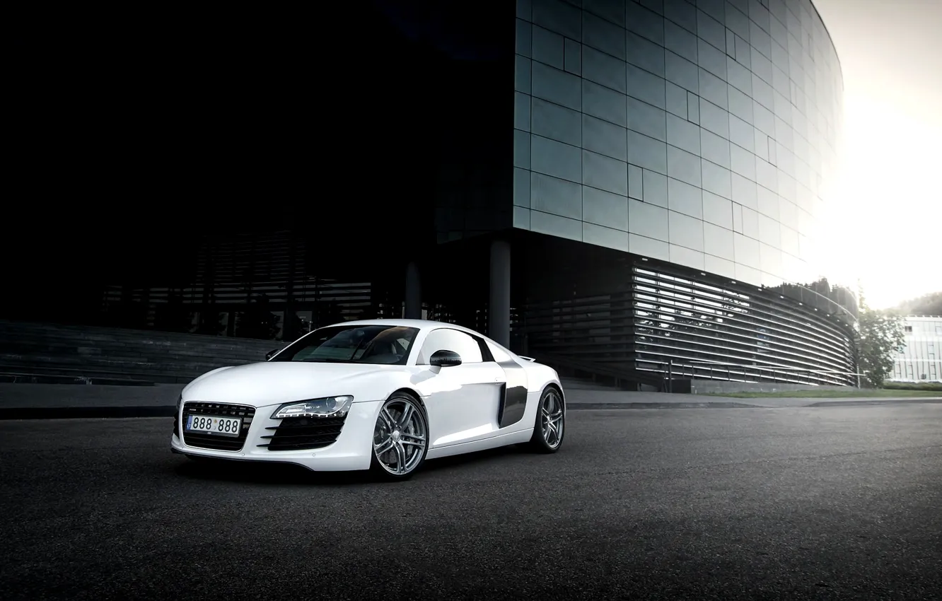 Фото обои Audi, white