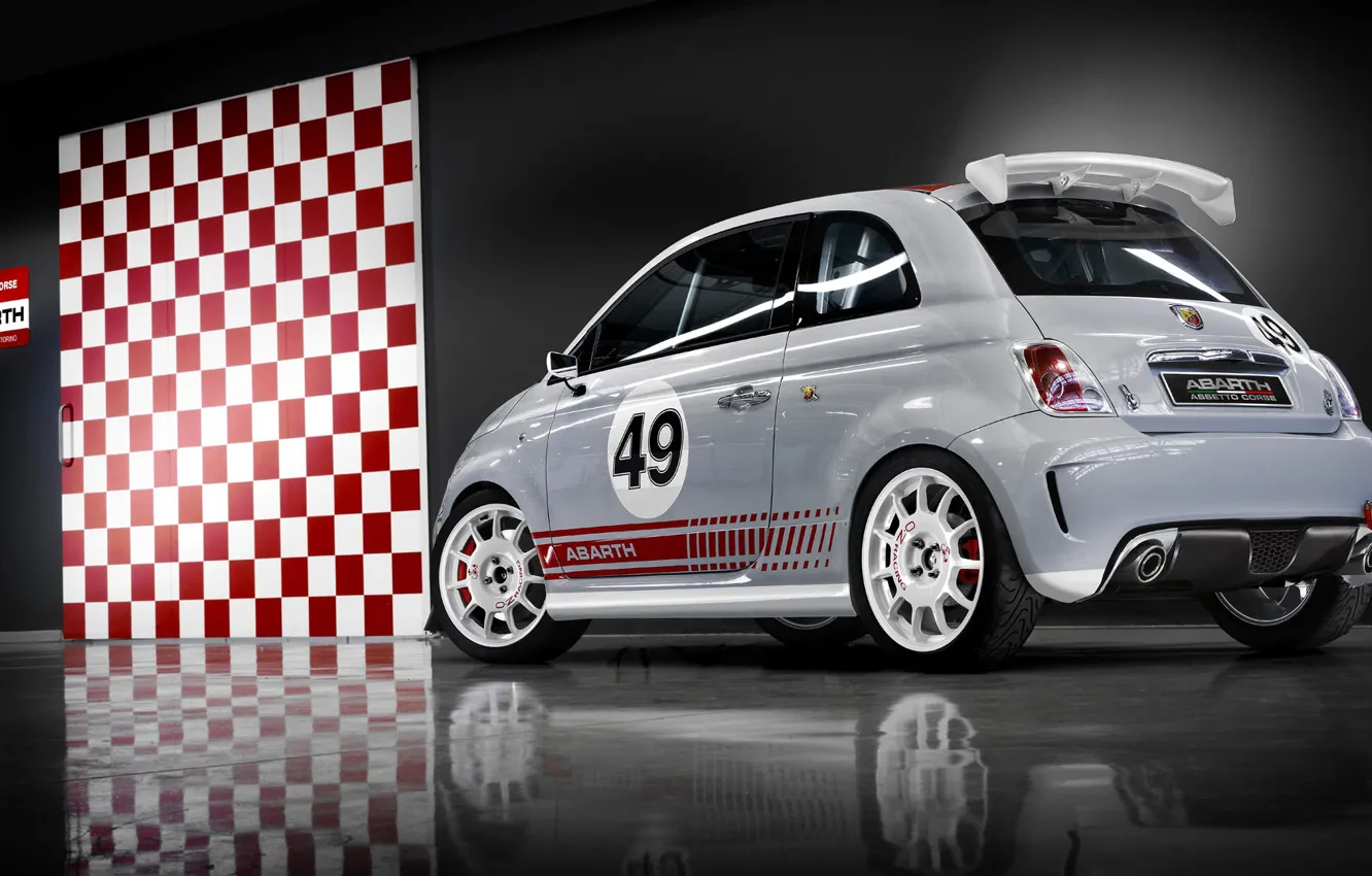 Фото обои спорт, хэтчбек, 500, Abarth, Fait