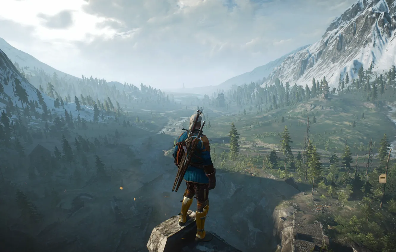 Фото обои Ведьмак, The Witcher, Геральт, Скелиге