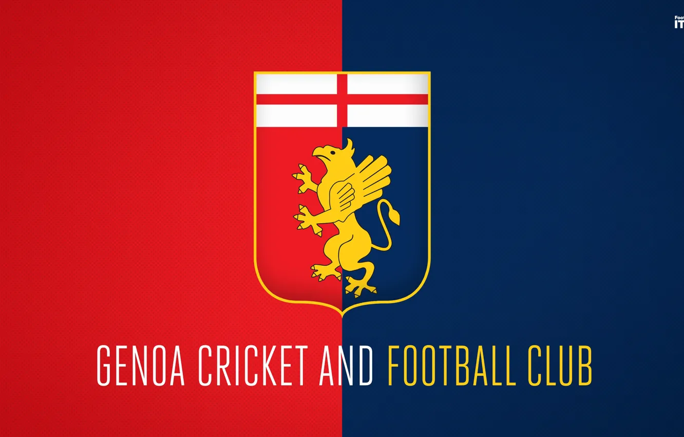Фото обои wallpaper, sport, logo, football, Italia, Serie A, Genoa