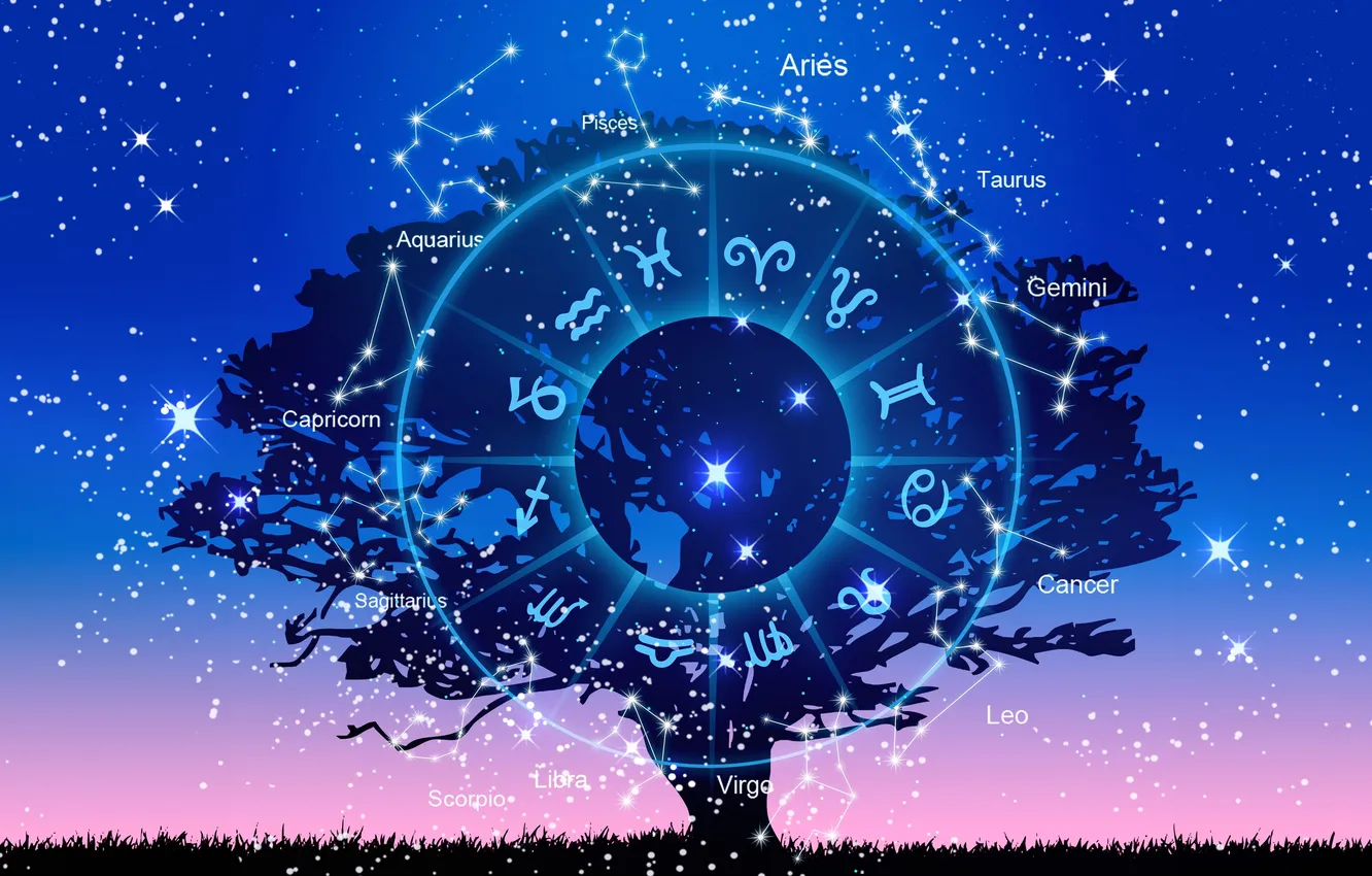 Фото обои abstract, design, background, zodiac, horoscope, astrology, gemini