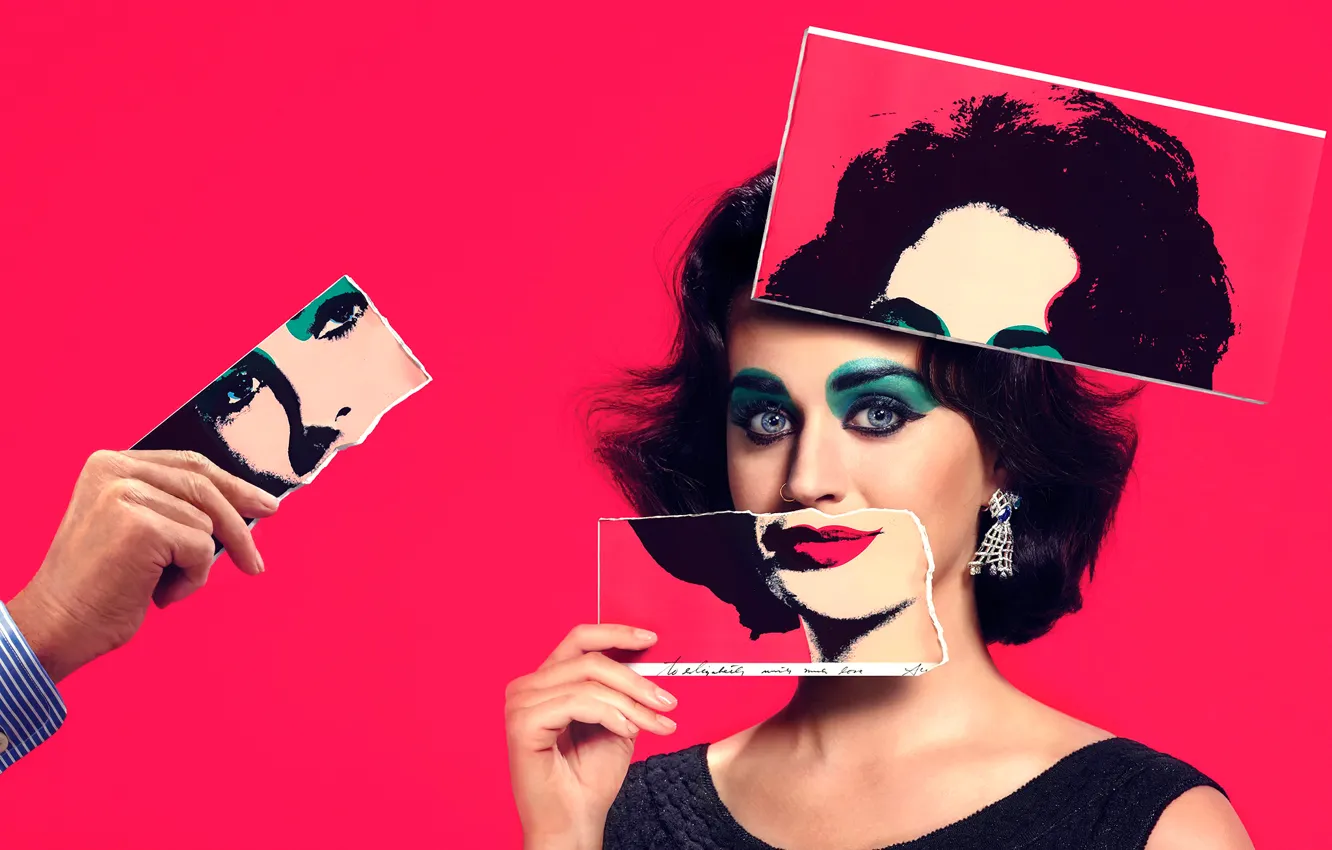 Фото обои Кэти Перри, Katy Perry, фотосессия, 2015, Harper's Bazaar