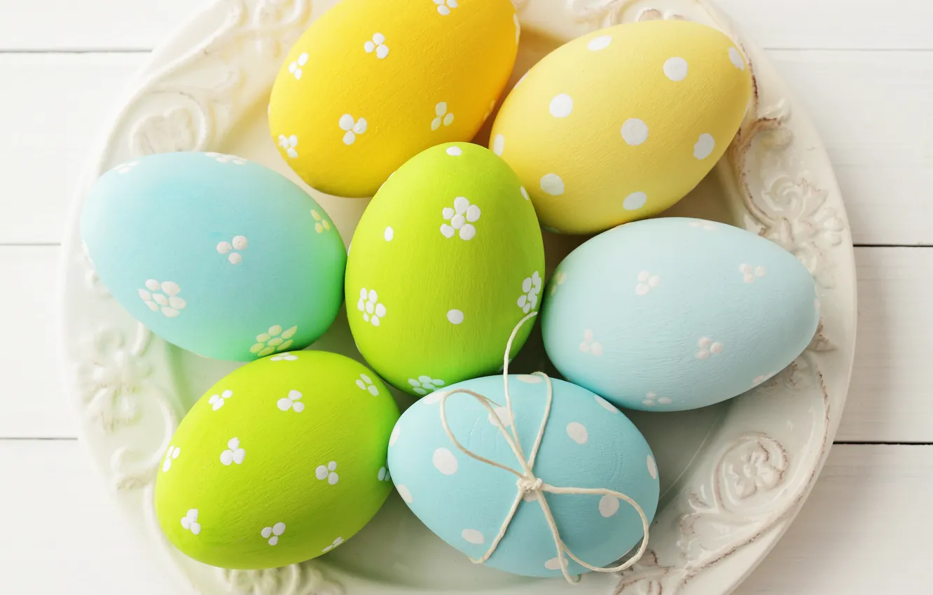 Фото обои яйца, весна, colorful, Пасха, happy, wood, spring, Easter