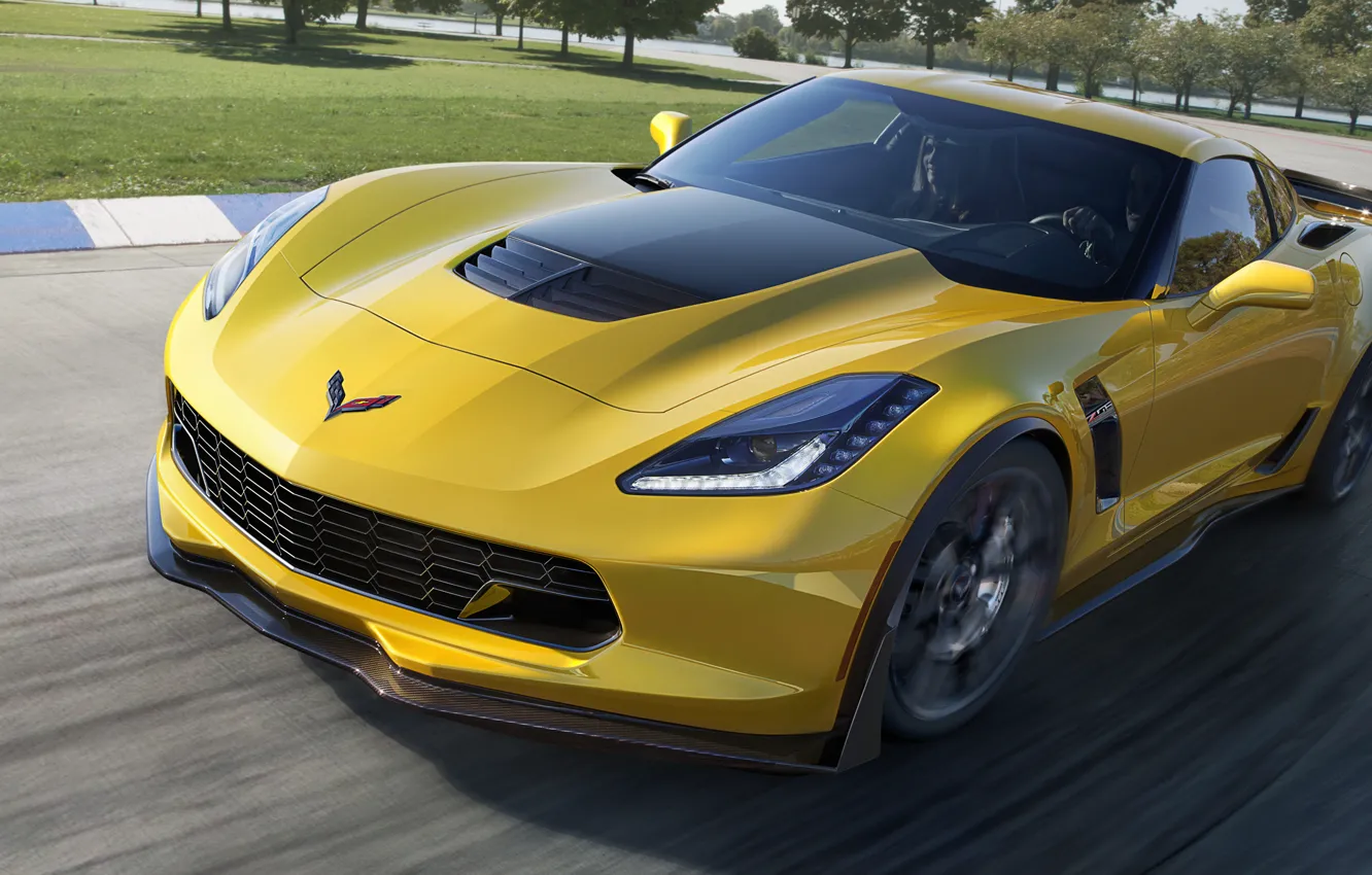 Фото обои Z06, corvette, sportcar, chevrolet, chevrolet corvette, 2015