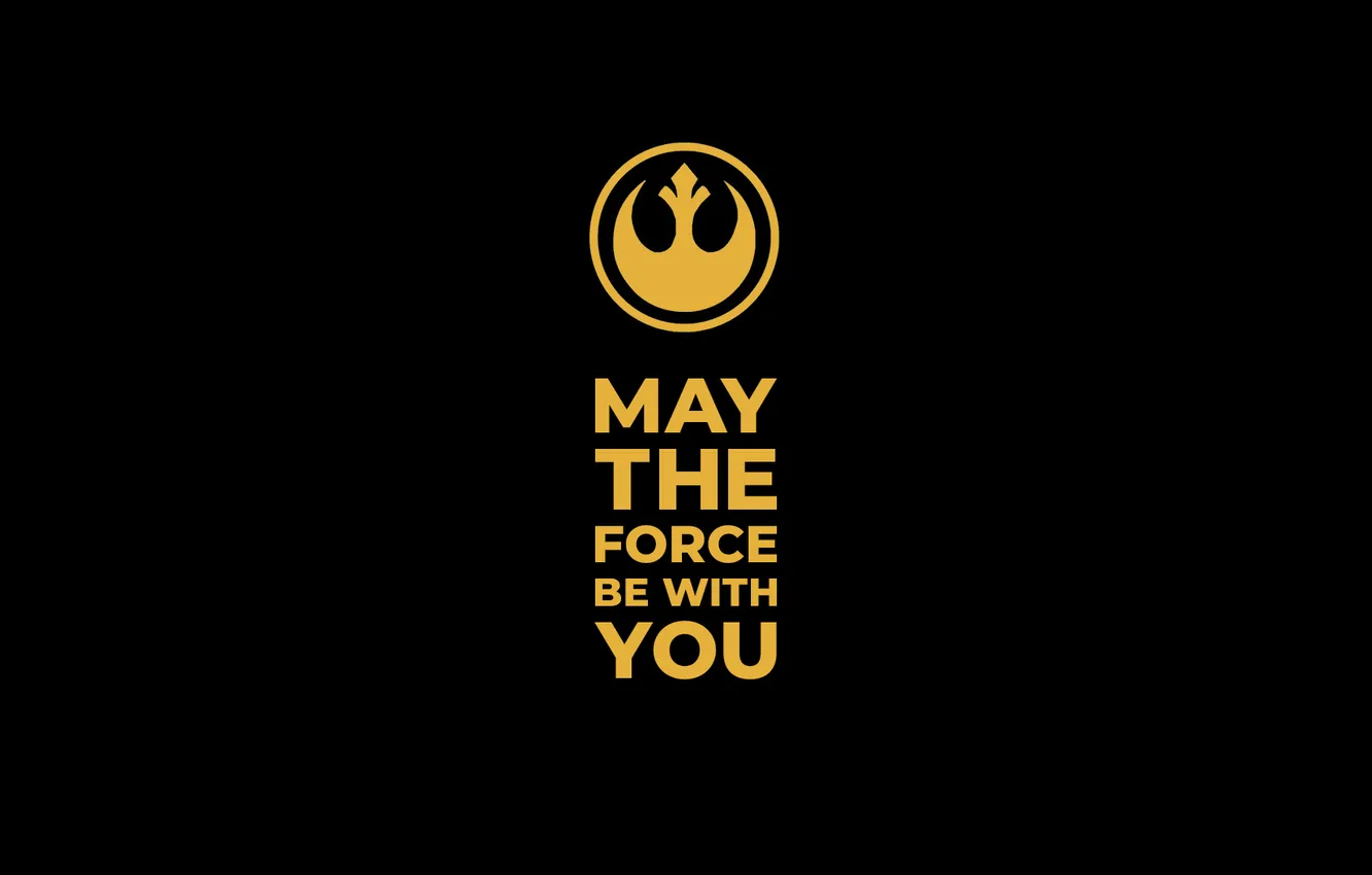 Фото обои минимализм, Star Wars, звездные войны, Звёздные войны, фраза, джедай, повстанцы, use the force