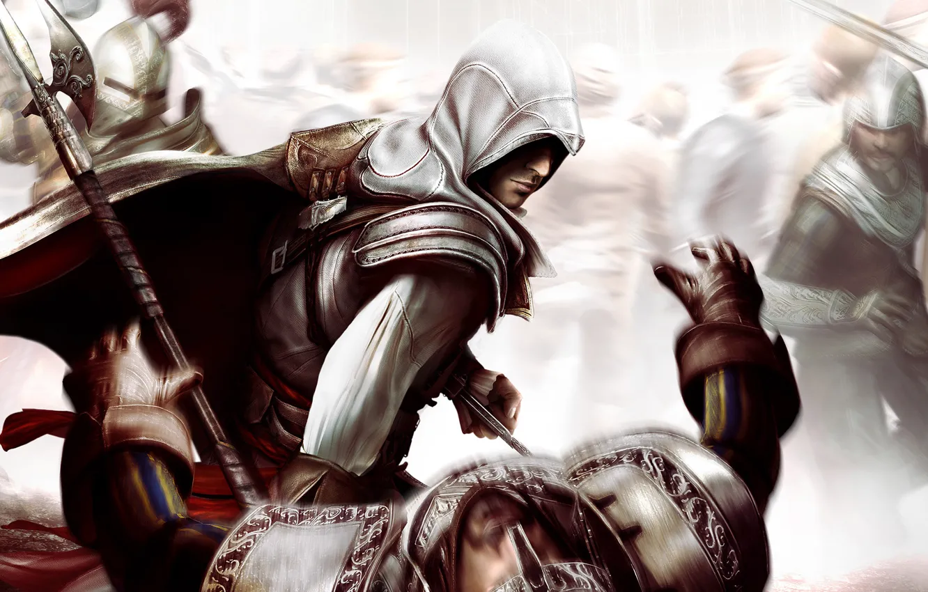 Фото обои смерть, Assassin &#39;s Creed 2, боевой топор, Ezio