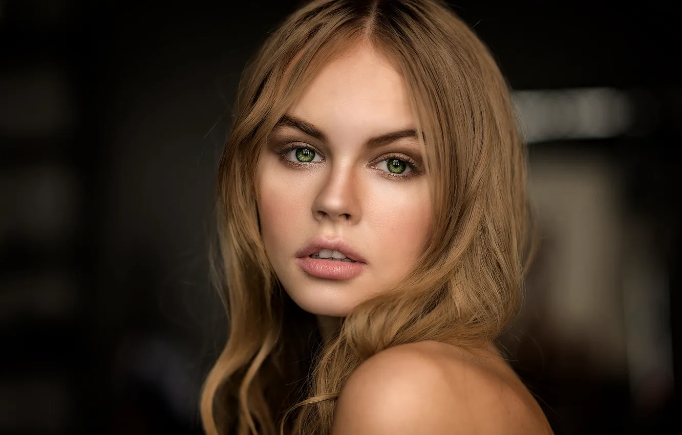 Фото обои портрет, Анастасия Щеглова, Mark Prinz, breathtaking eyes