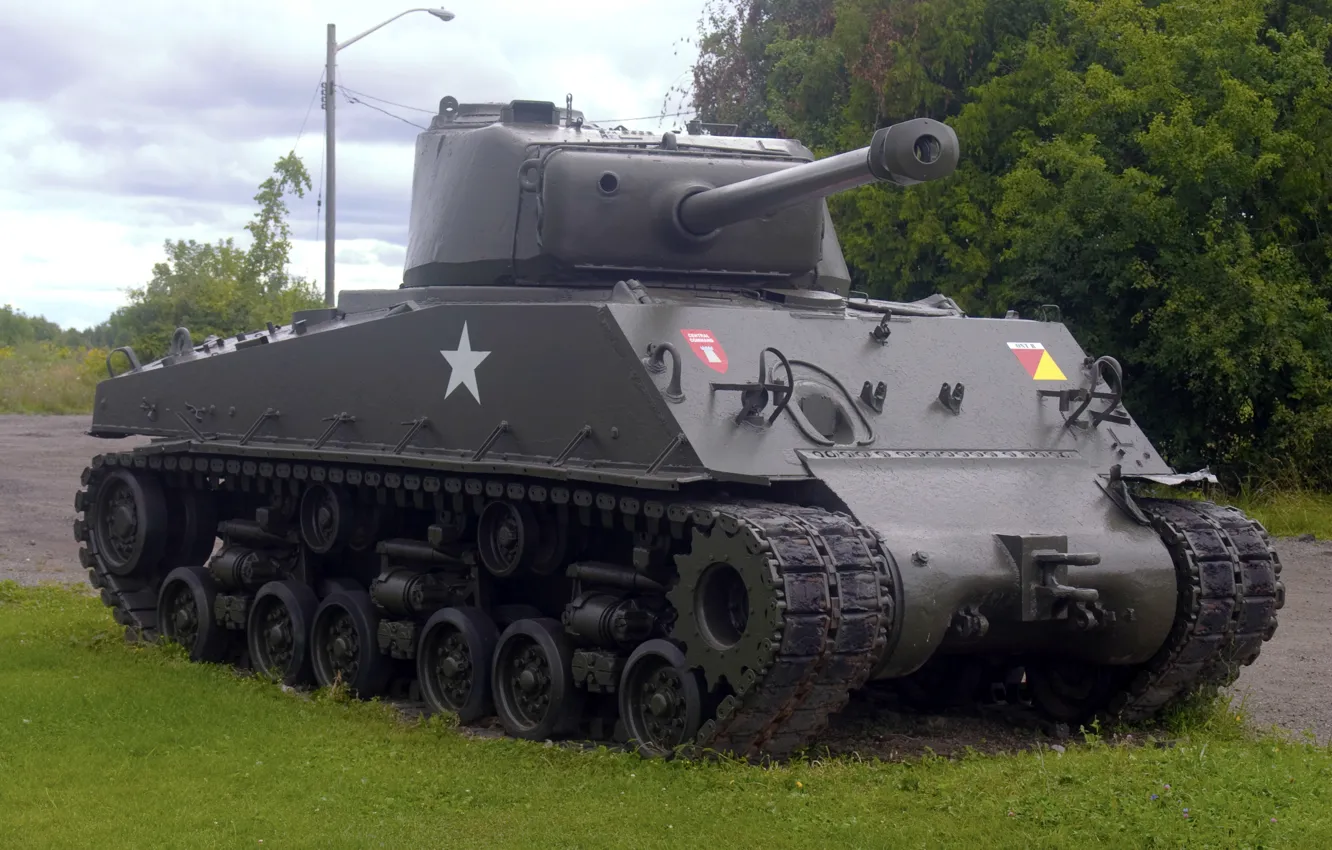 Фото обои войны, танк, средний, M4A2, периода, мировой, Второй, «Шерман»