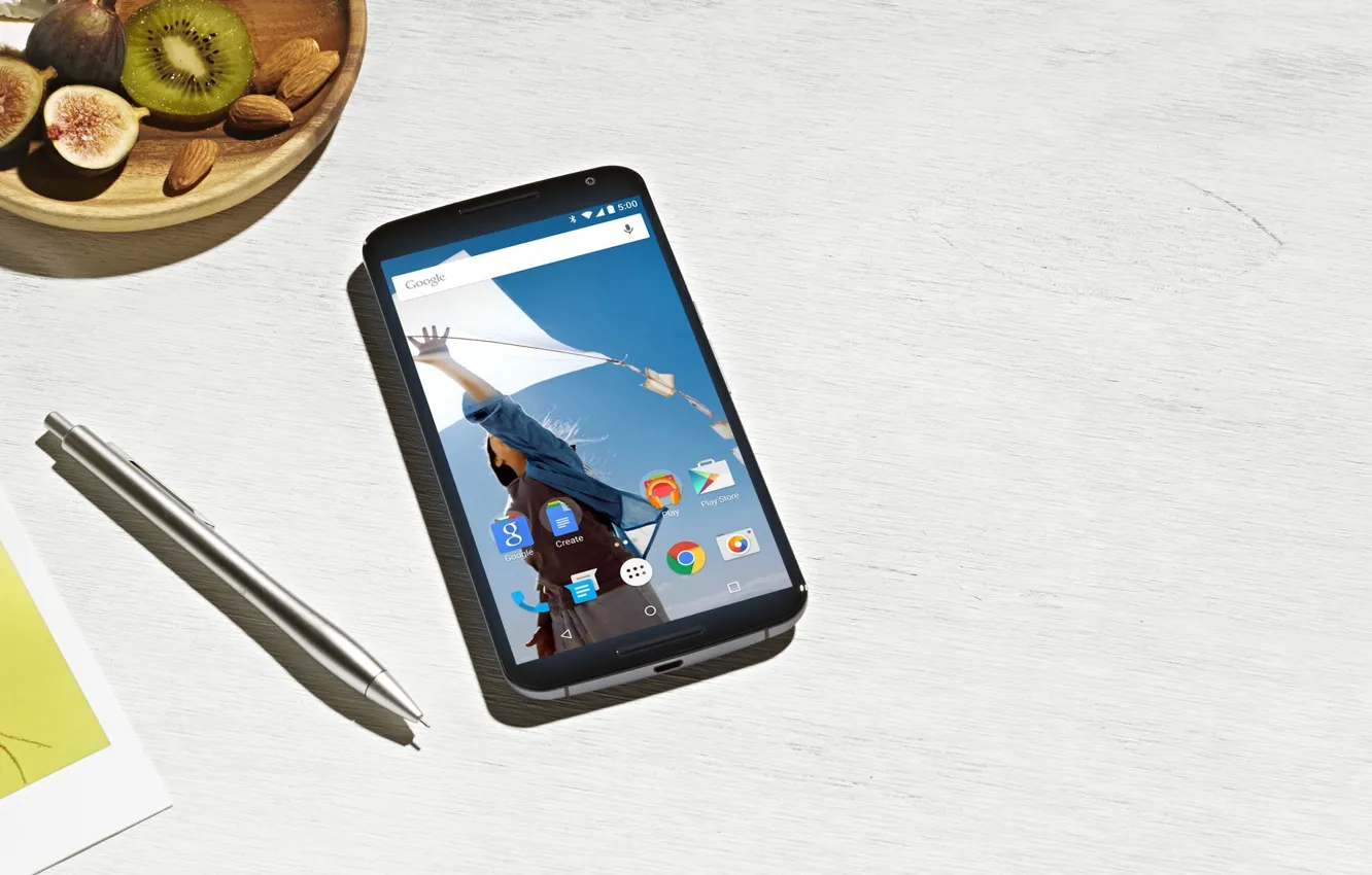 Фото обои Android, 5.0, Motorola, 2014, Lollipop, Smartphone, Pen, by Google
